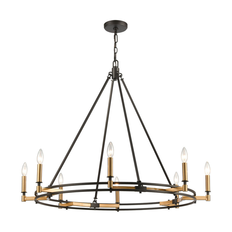 ELK Home 15606/8 Eight Light Chandelier, Oil Rubbed Bronze Finish-LightingWellCo