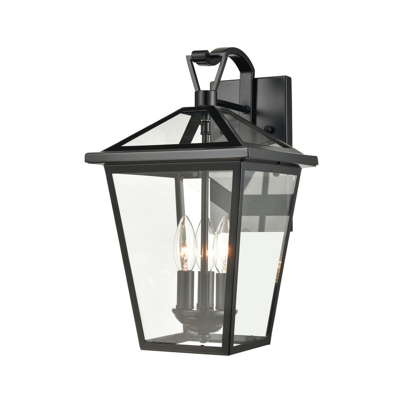 ELK Home 45471/3 Three Light Wall Sconce, Black Finish-LightingWellCo