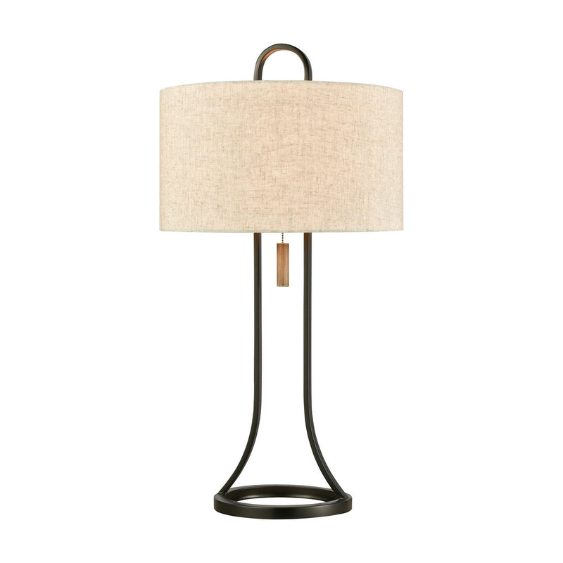 ELK Home 77137 One Light Table Lamp, Dark Bronze Finish-LightingWellCo