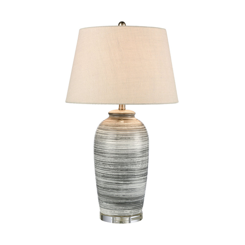 ELK Home 77156 One Light Table Lamp, Gray Finish-LightingWellCo