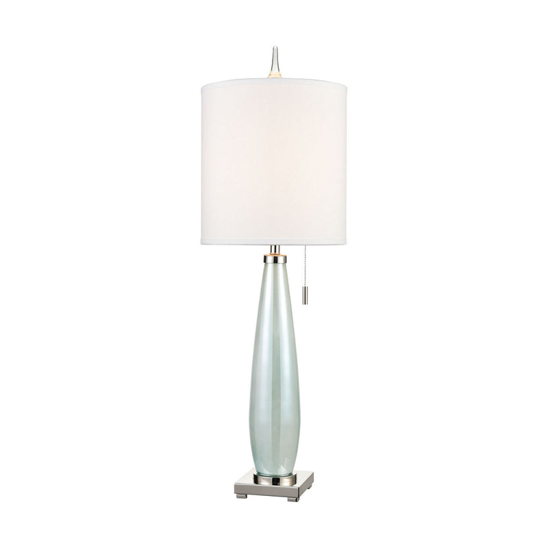 ELK Home D4517 One Light Table Lamp, Polished Nickel Finish - At LightingWellCo