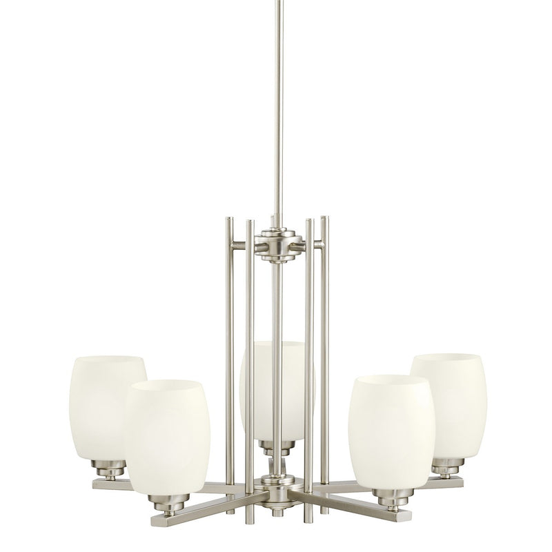 Kichler 1896NIL18 LED Chandelier, Brushed Nickel Finish - LightingWellCo