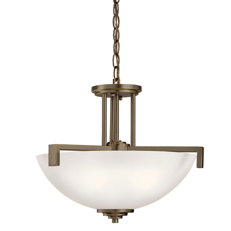 Kichler 3797OZSL18 LED Pendant/Semi Flush, Olde Bronze Finish - LightingWellCo