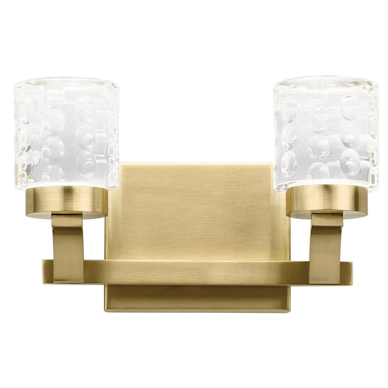 Kichler 84040CG LED Vanity, Champagne Gold Finish - LightingWellCo