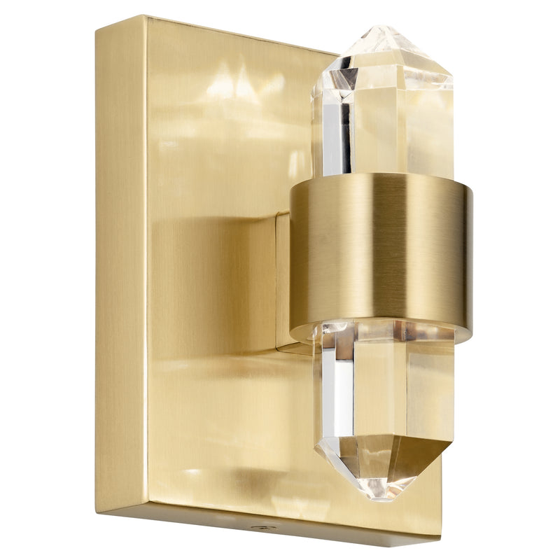 Kichler 84070CG LED Wall Sconce, Champagne Gold Finish - LightingWellCo