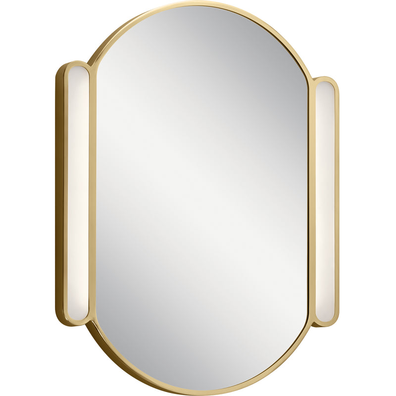 Kichler 84165CG LED Mirror, Champagne Gold Finish - LightingWellCo