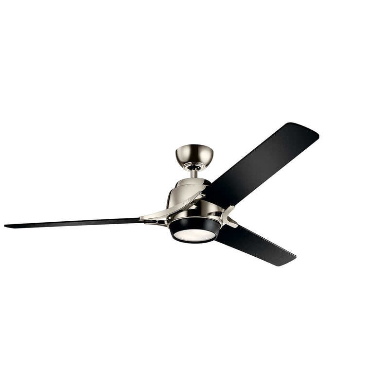 Kichler 300060PN 60``Ceiling Fan, Polished Nickel Finish - LightingWellCo