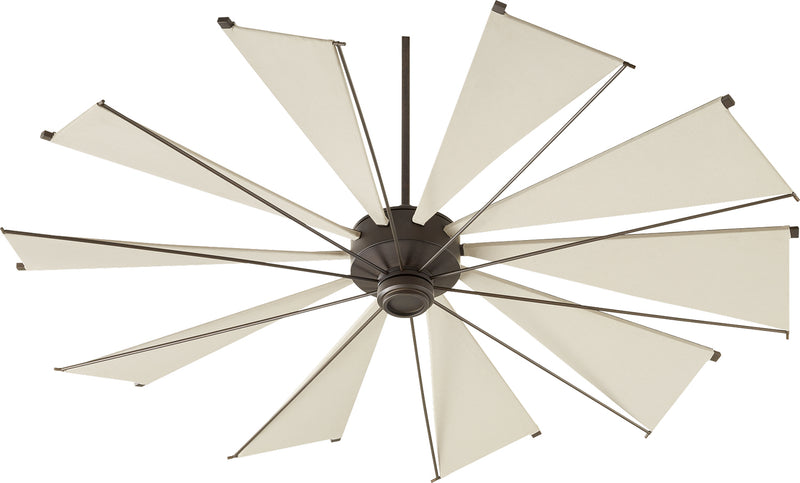 Quorum 67210-86 72``Ceiling Fan, Oiled Bronze Finish - LightingWellCo