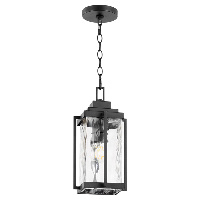 Quorum 7022-69 One Light Pendant, Black Finish - LightingWellCo