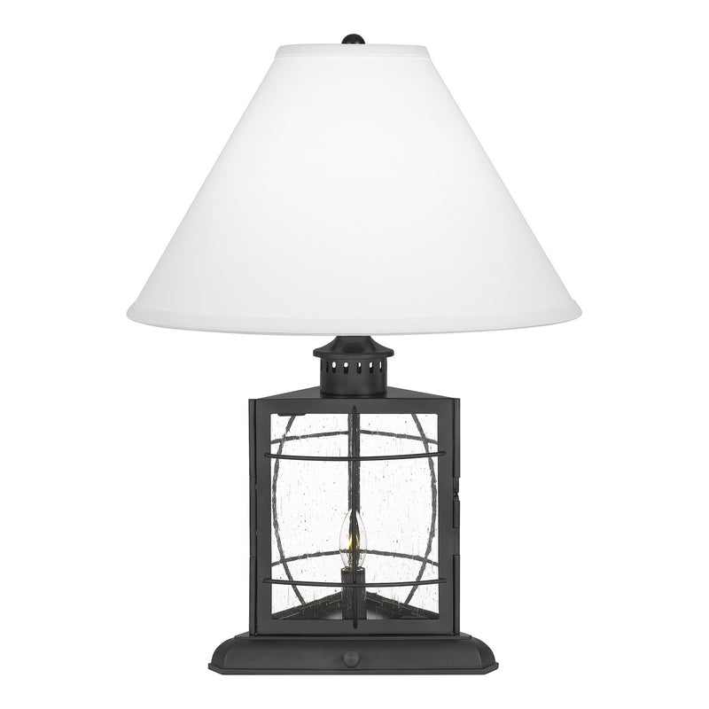 Quoizel Q27146A Two Light Table Lamp, Matte Black Finish - LightingWellCo