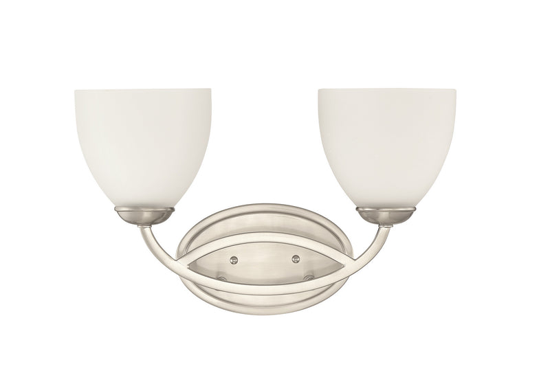 Millennium 2472-BN Two Light Vanity, Brushed Nickel Finish - LightingWellCo