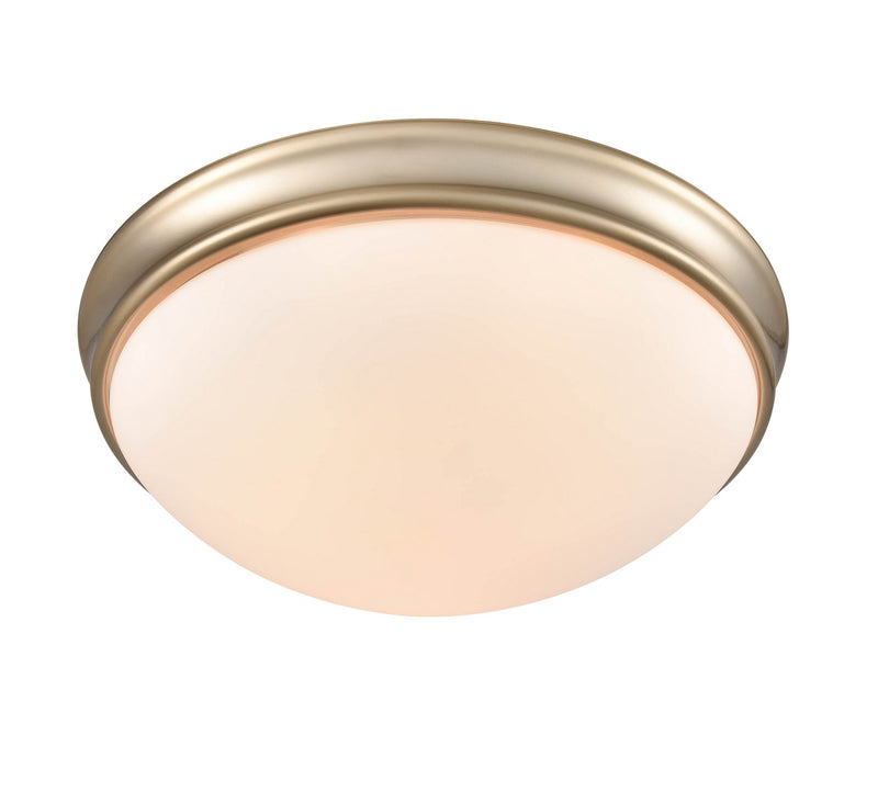 Millennium 5225-MG Three Light Flushmount, Modern Gold Finish - LightingWellCo