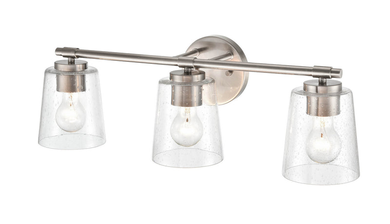 Millennium 8113-BN Three Light Vanity, Brushed Nickel Finish - LightingWellCo