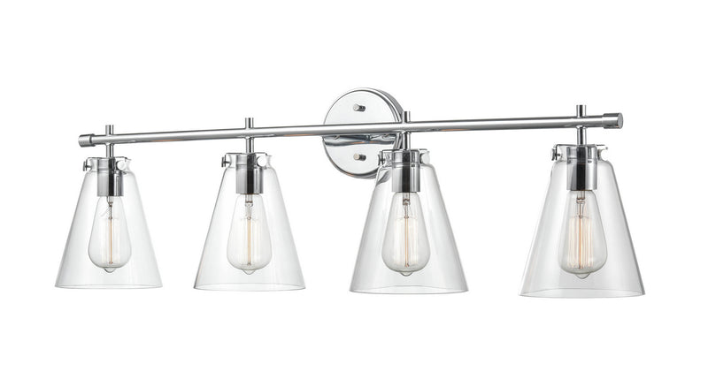 Millennium 8124-CH Four Light Vanity, Chrome Finish - LightingWellCo