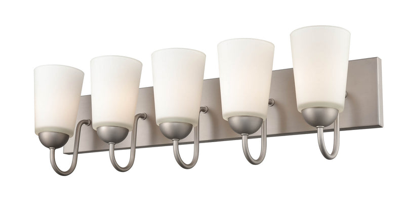 Millennium 9815-SN Five Light Vanity, Satin Nickel Finish - LightingWellCo