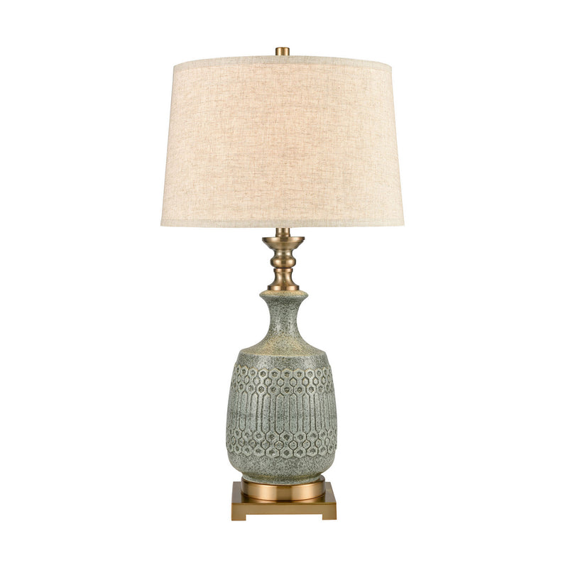 ELK Home 77183 One Light Table Lamp, Blue Finish-LightingWellCo