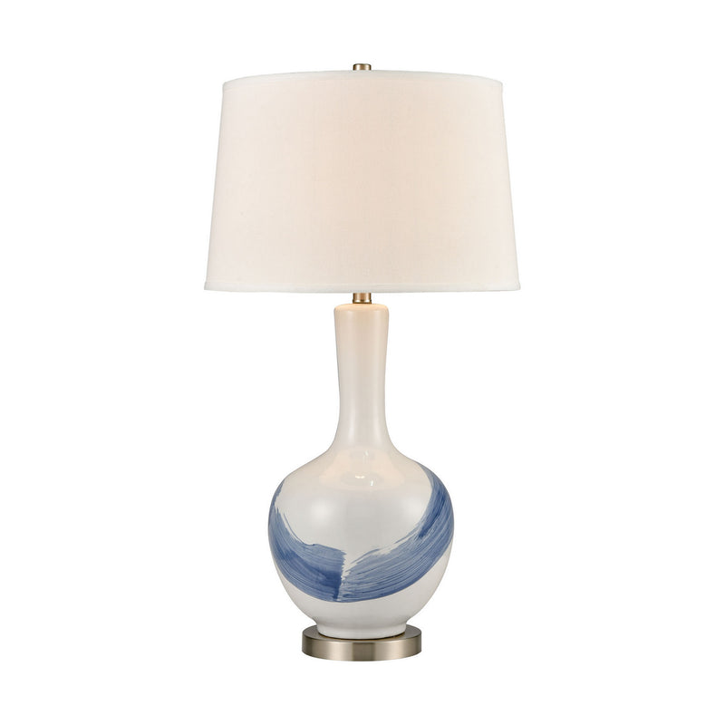 ELK Home 77187 One Light Table Lamp, Blue Finish-LightingWellCo