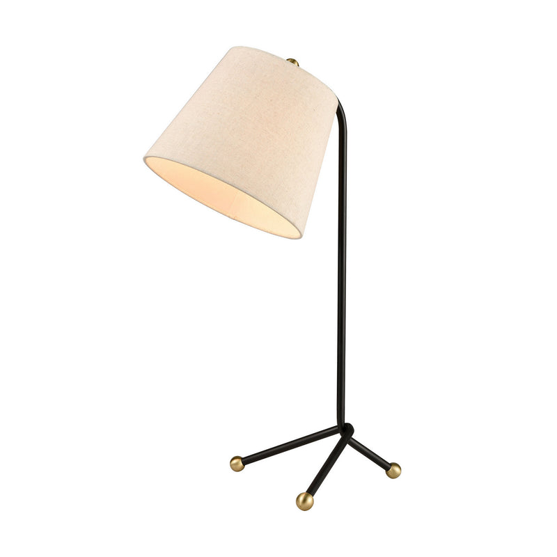 ELK Home 77205 One Light Table Lamp, Black Finish - At LightingWellCo