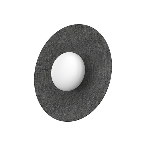 Kuzco Lighting Cruz FM22815-GY LED Flush Mount, Grey/Felt Shade Finish - LightingWellCo