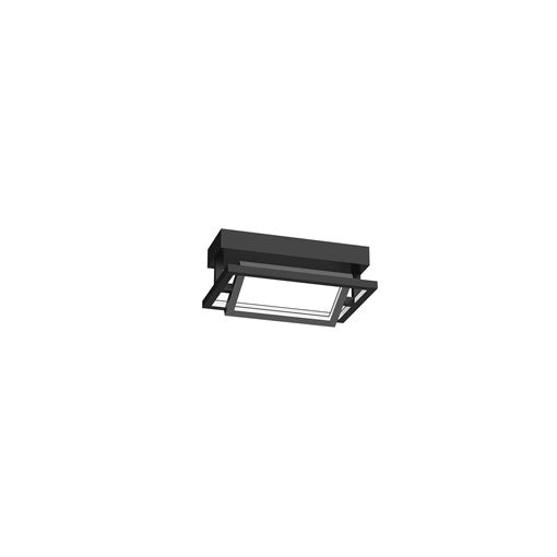 Kuzco Lighting Mondrian SF16212-BK LED Semi-Flush Mount, Black Finish - LightingWellCo