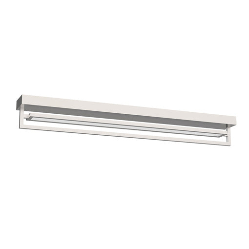 Kuzco Lighting Mondrian SF16240-BN LED Semi-Flush Mount, Brushed Nickel Finish - LightingWellCo