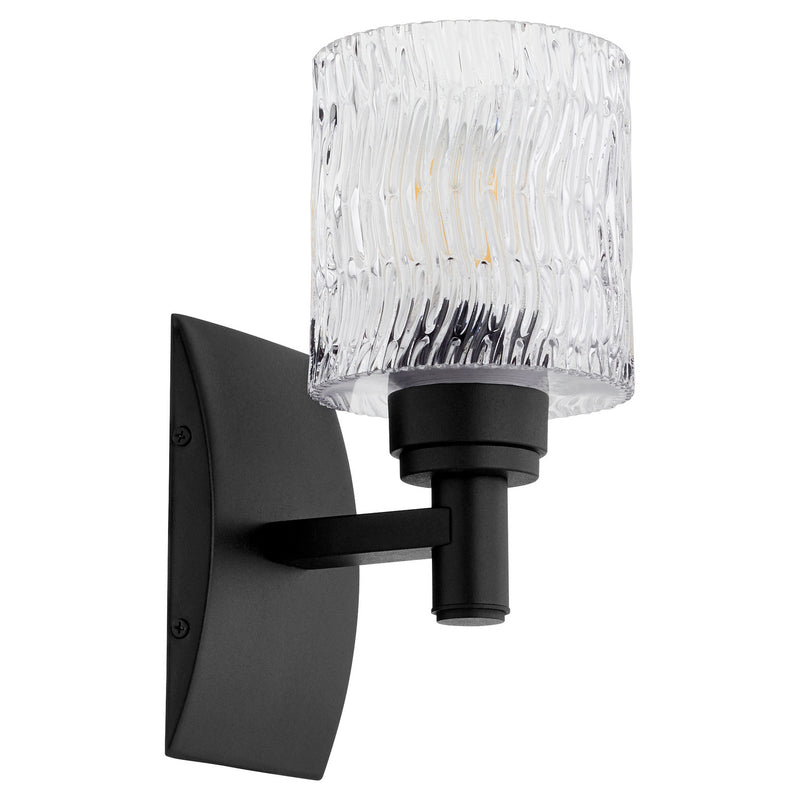 Quorum 5184-1-69 One Light Wall Mount, Black Finish - LightingWellCo