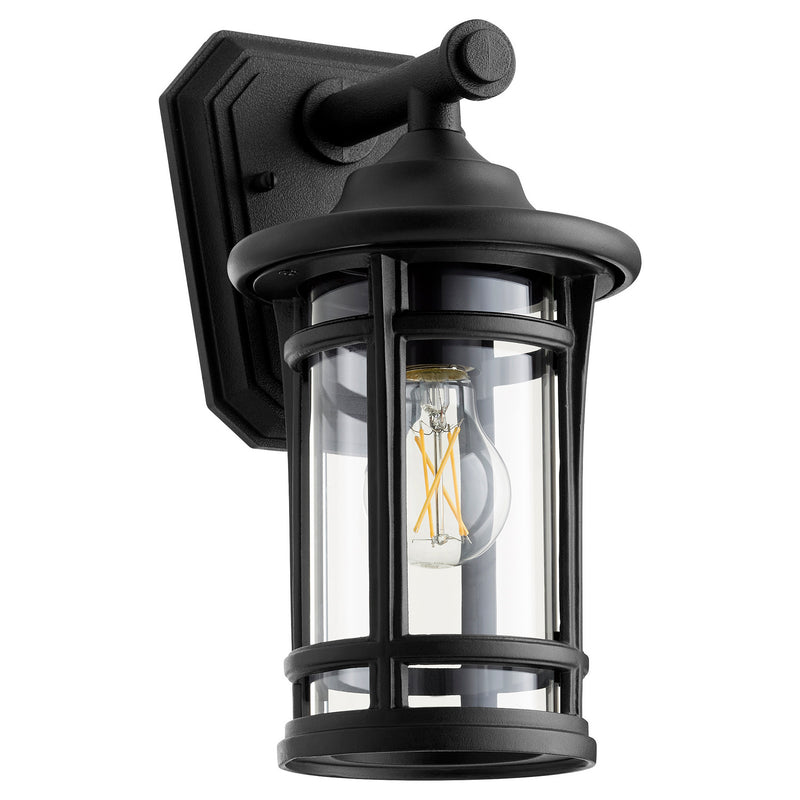Quorum 718-12-69 One Light Outdoor Lantern, Black Finish - LightingWellCo