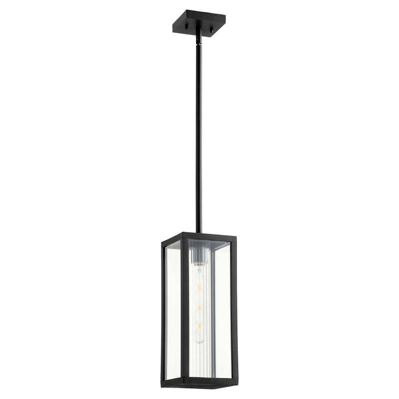 Quorum 748-15-69 One Light Pendant, Black Finish - LightingWellCo