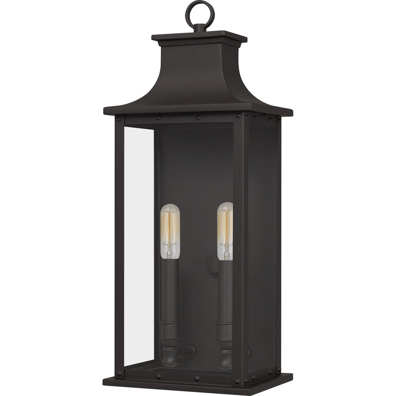 Quoizel ABY8408OZ One Light Outdoor Wall Mount, Old Bronze Finish - LightingWellCo