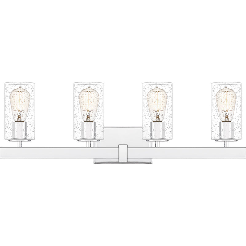 Quoizel KIR8628C Four Light Bath, Polished Chrome Finish - LightingWellCo