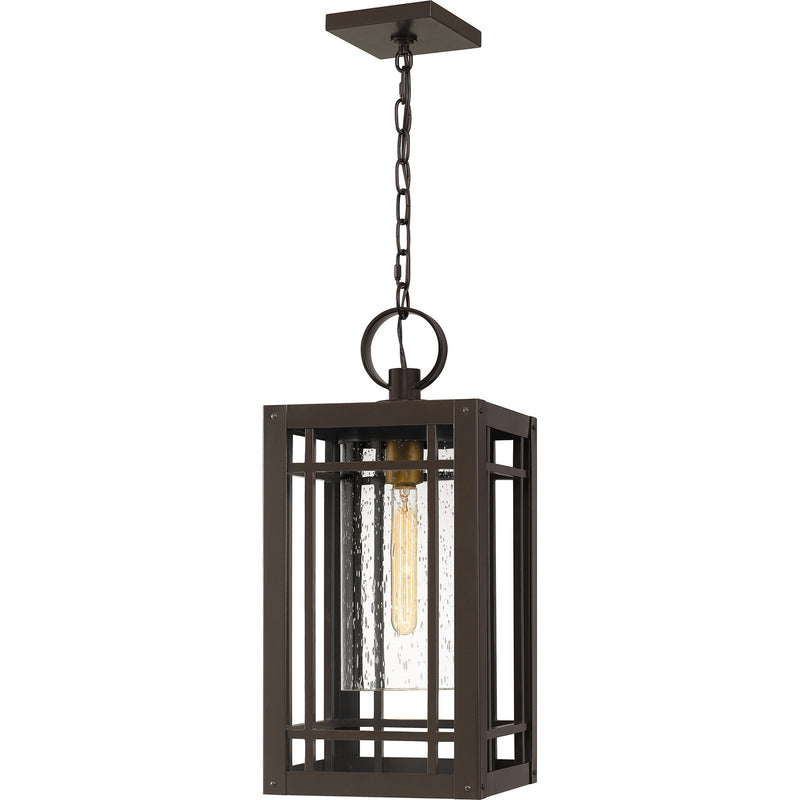 Quoizel PLH1910WT One Light Outdoor Hanging Lantern, Western Bronze Finish - LightingWellCo