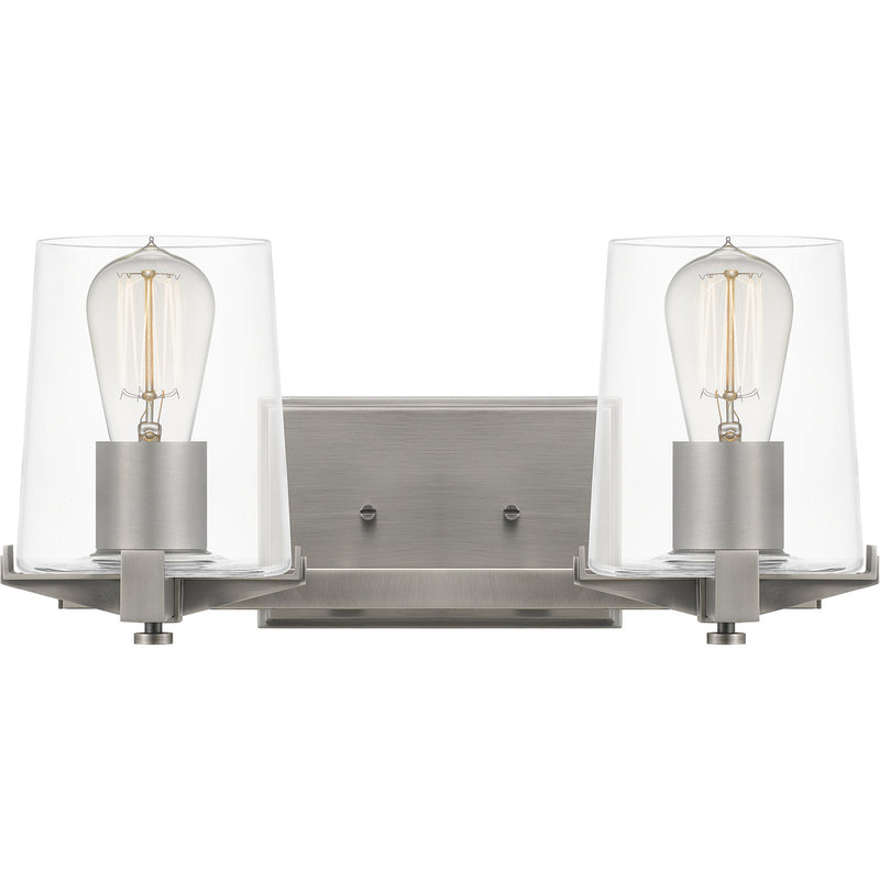 Quoizel PRY8616AN Two Light Bath, Antique Nickel Finish - LightingWellCo