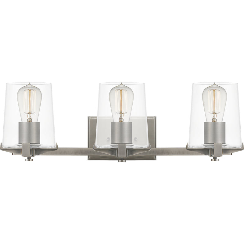 Quoizel PRY8624AN Three Light Bath, Antique Nickel Finish - LightingWellCo