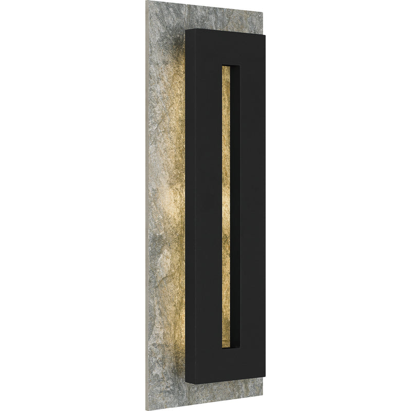 Quoizel TTE8408EK LED Outdoor Wall Mount, Earth Black Finish - LightingWellCo