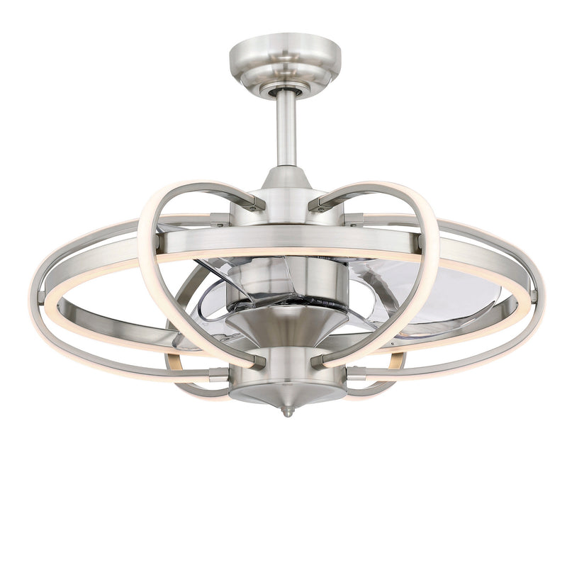 Fanimation FP3050BN 22``Ceiling Fan, Brushed Nickel Finish - LightingWellCo