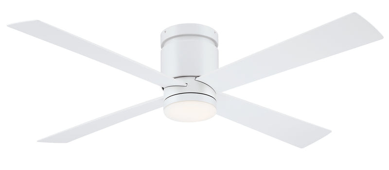 Fanimation FPS8553MW 52``Ceiling Fan, Matte White Finish - LightingWellCo