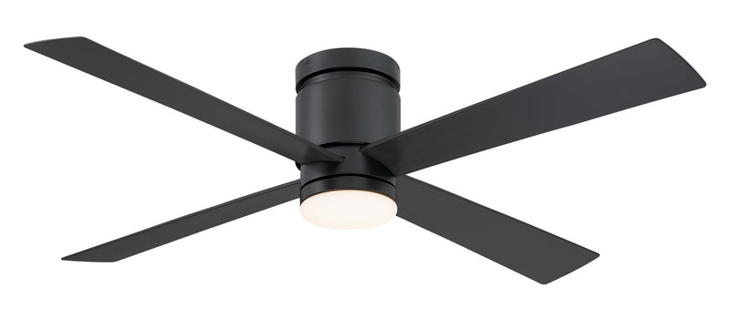 Fanimation FPS8553BL 52``Ceiling Fan, Black Finish - LightingWellCo