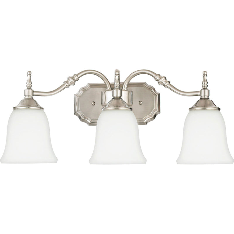 Quoizel TT8743BN Three Light Bath Fixture, Brushed Nickel Finish - LightingWellCo