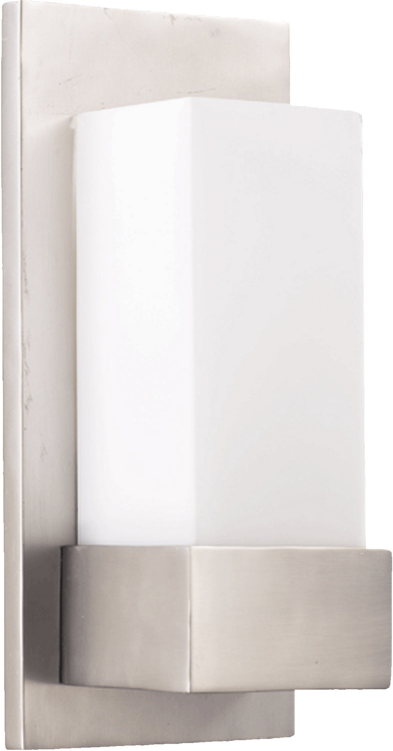 Quorum 578-65 One Light Wall Mount, Satin Nickel Finish - LightingWellCo