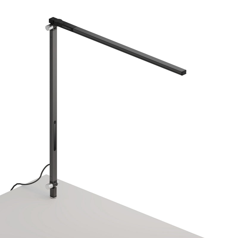 Koncept AR1000-CD-MBK-THR Z-Bar LED Desk Lamp, Metallic Black Finish - LightingWellCo