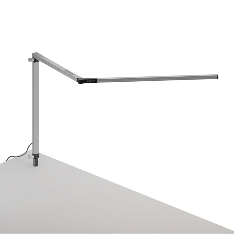 Koncept AR3000-CD-SIL-THR Z-Bar LED Desk Lamp, Silver Finish - LightingWellCo