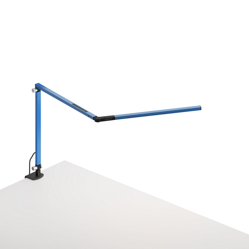 Koncept AR3100-WD-BLU-CLP Z-Bar LED Desk Lamp, Blue Finish - LightingWellCo