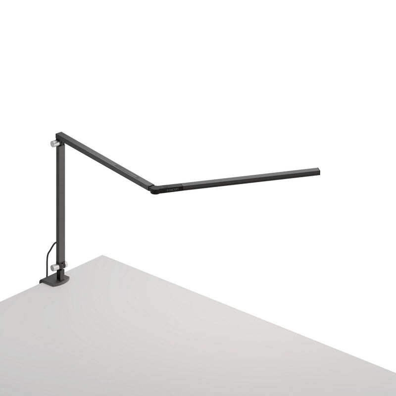 Koncept AR3100-WD-MBK-CLP Z-Bar LED Desk Lamp, Metallic Black Finish - LightingWellCo