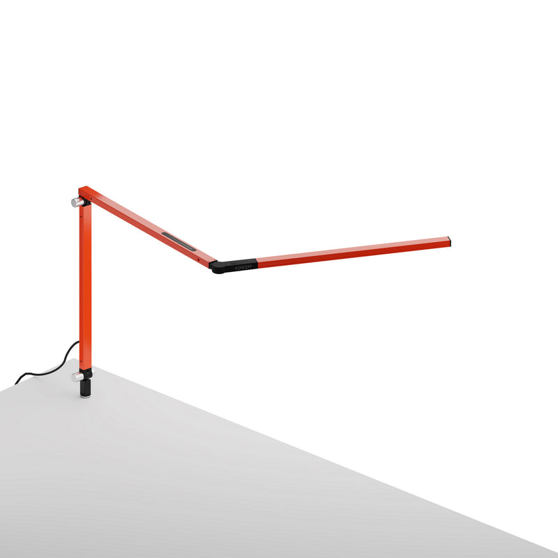 Koncept AR3100-WD-ORG-THR Z-Bar LED Desk Lamp, Orange Finish - LightingWellCo