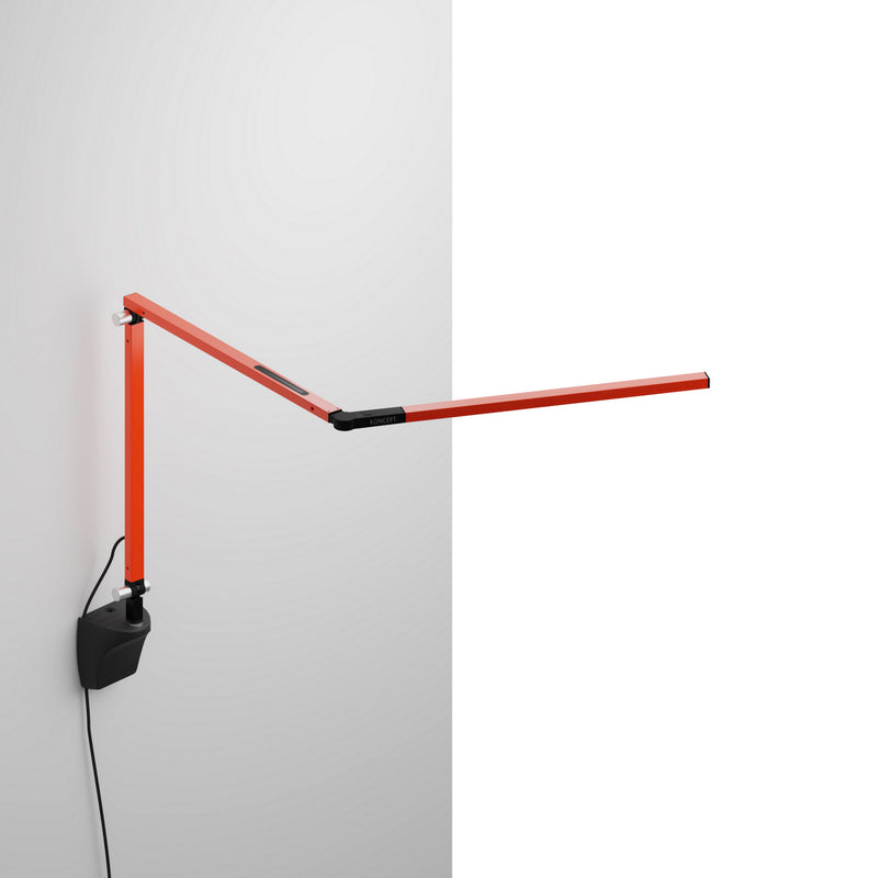 Koncept AR3100-WD-ORG-WAL Z-Bar LED Desk Lamp, Orange Finish - LightingWellCo