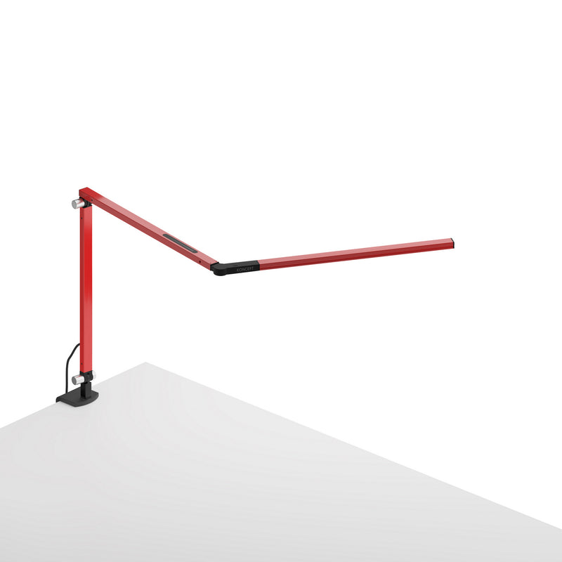 Koncept AR3100-WD-RED-CLP Z-Bar LED Desk Lamp, Red Finish - LightingWellCo