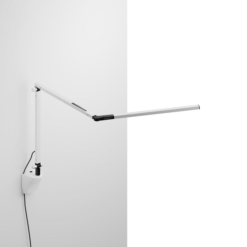 Koncept AR3100-WD-WHT-WAL Z-Bar LED Desk Lamp, White Finish - LightingWellCo