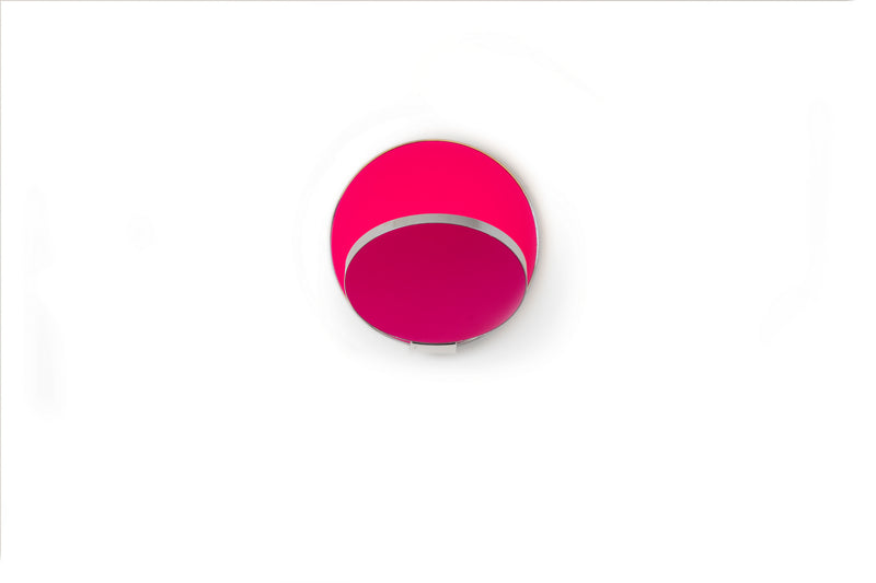 Koncept GRW-S-CRM-MHP-HW LED Wall Sconce, Chrome, Matte Hot Pink Finish - LightingWellCo