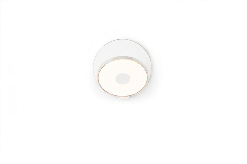 Koncept GRW-S-CRM-MWT-HW LED Wall Sconce, Chrome, Matte White Finish - LightingWellCo
