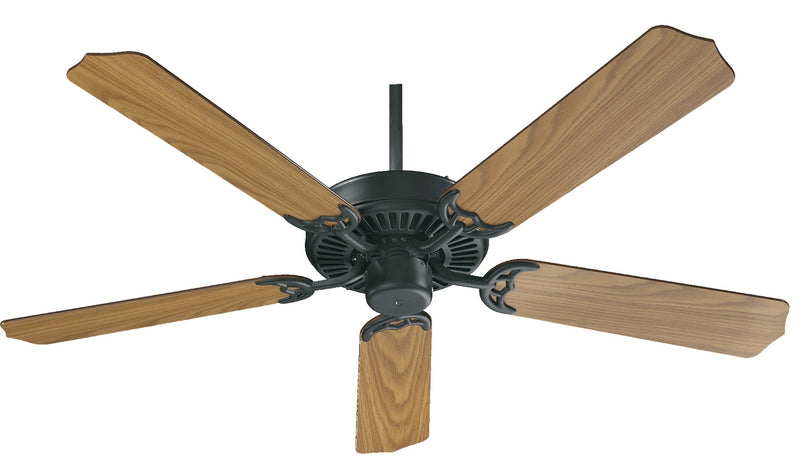 Quorum 77525-59 52``Ceiling Fan, Matte Black Finish - LightingWellCo